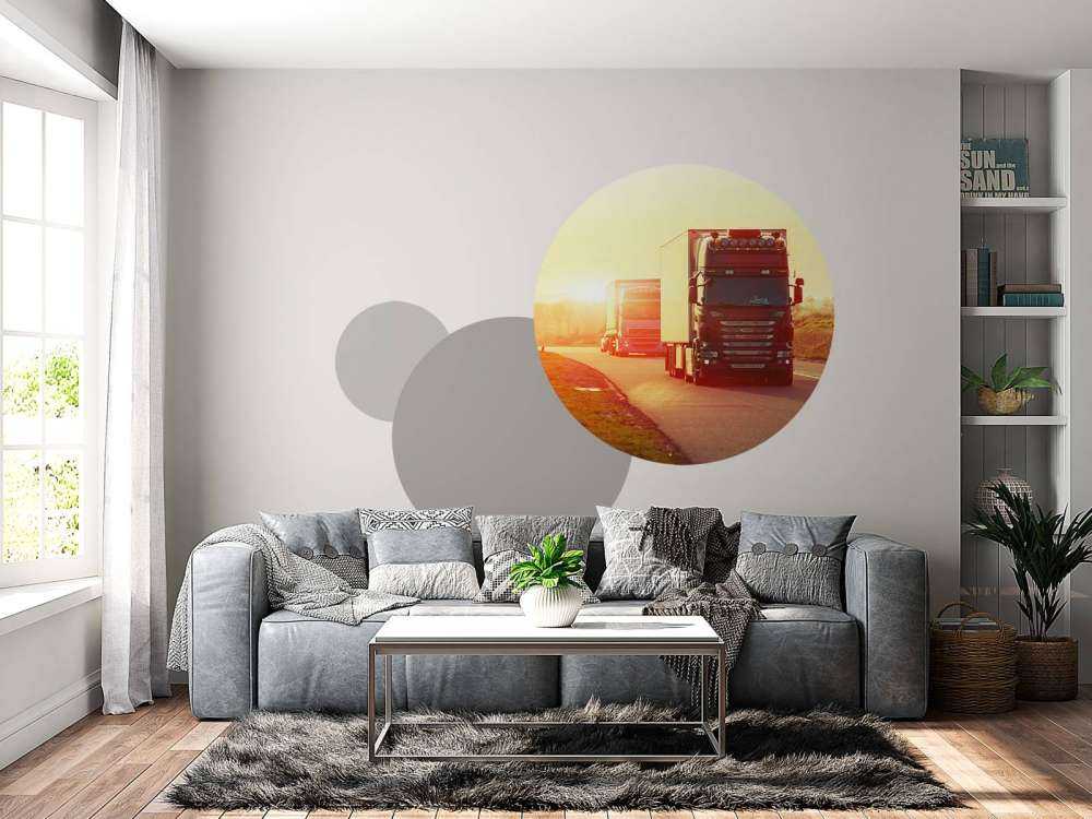 Camion su un'autostrada