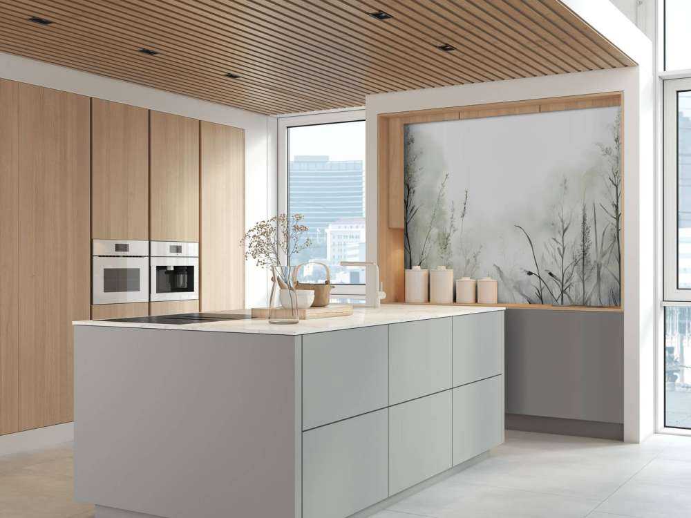 Silenzio Mattutino Nebbioso Bianco