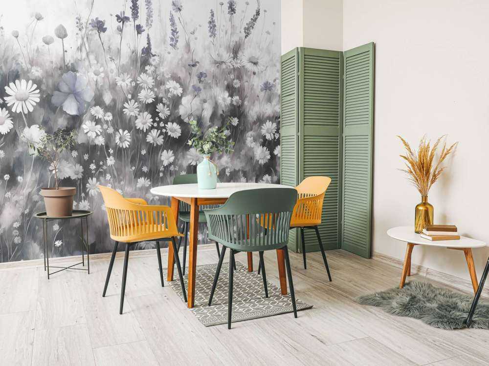 Lussureggiante Verde dell'Estate Beige Morbido