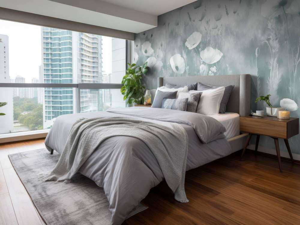 Danza di fiori selvatici - verde scuro