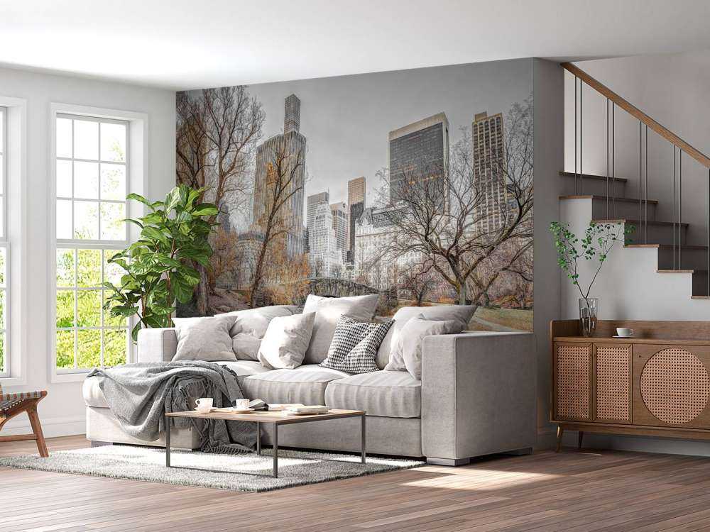 Parco centrale in inverno