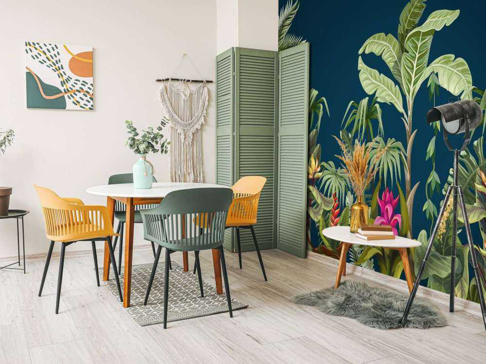 Fiori e alberi della giungla