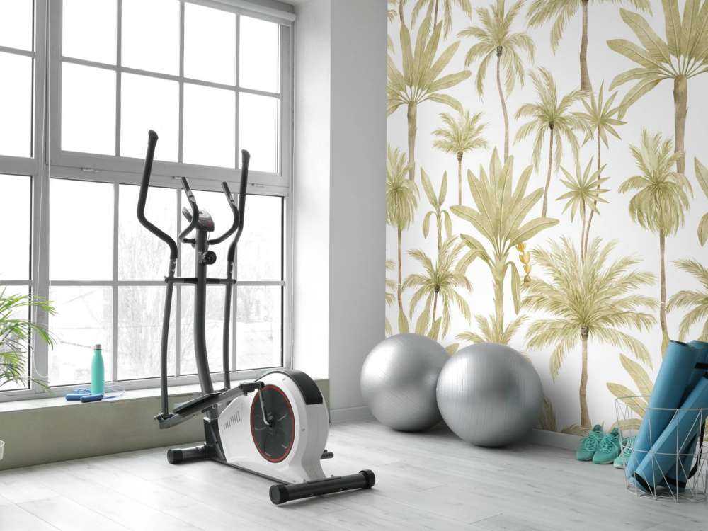 Alberi tropicali ad acquerello