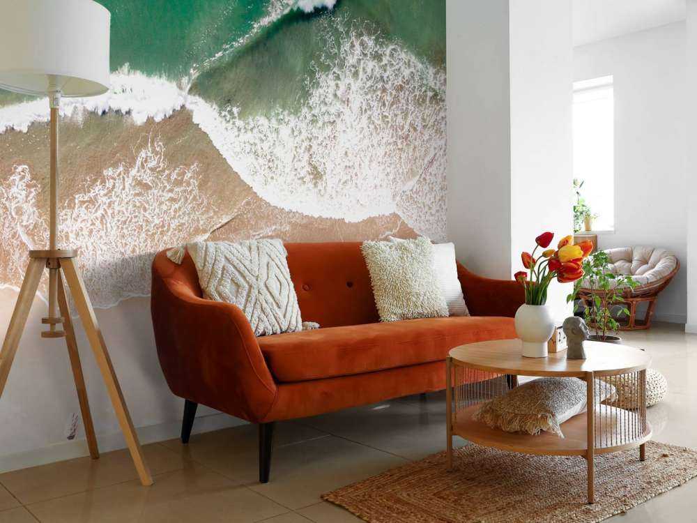 Spiaggia con le onde