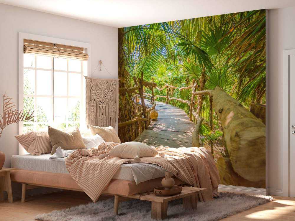 Ponte della giungla tropicale