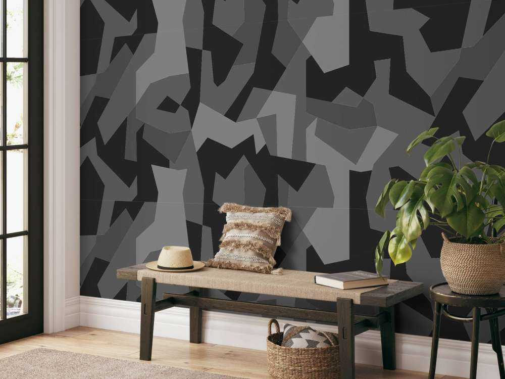 Modello grigio, scuro