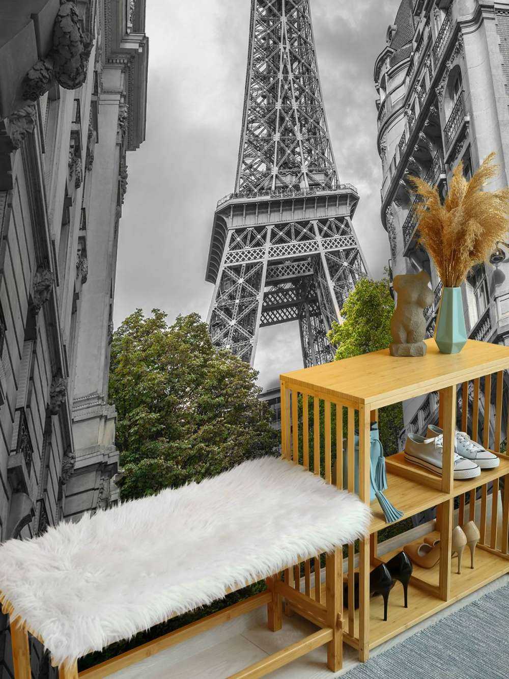 Torre Eiffel in bianco e nero