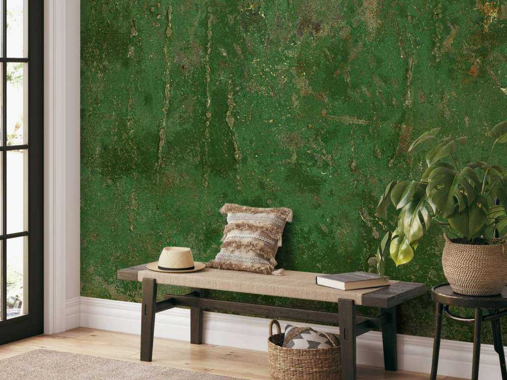 Metallo ossidato verde