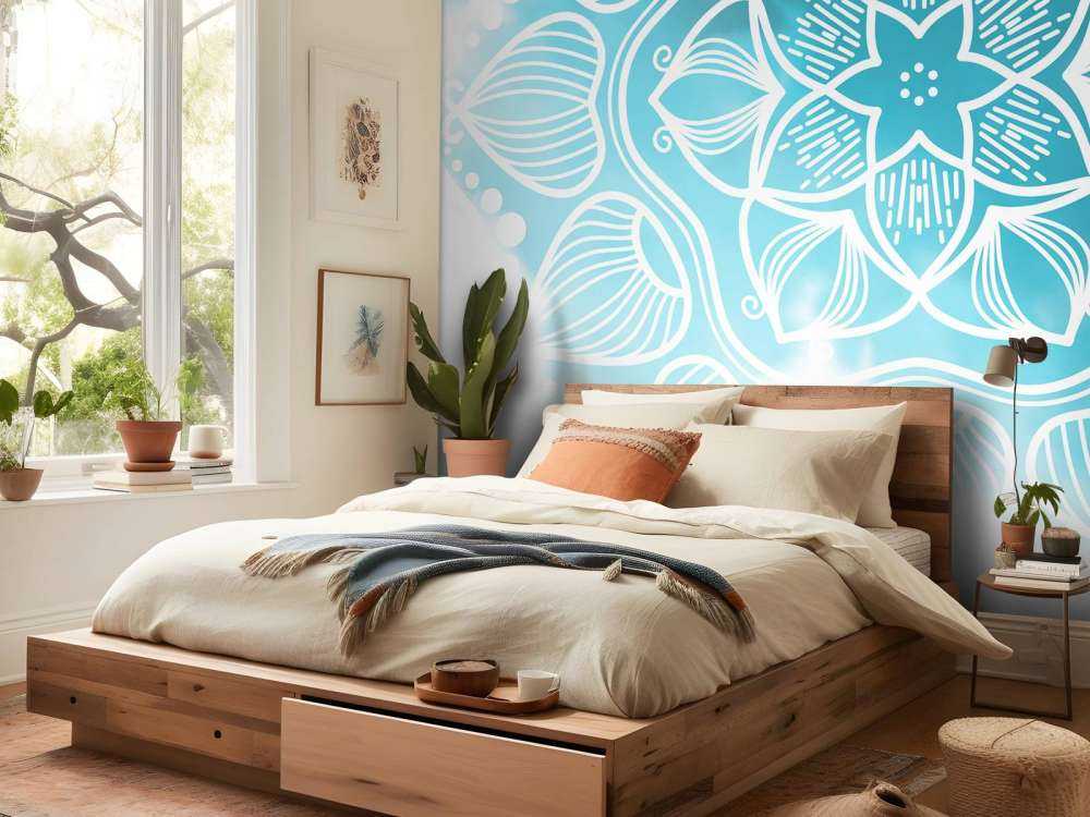 Mandala di colore dell'acqua