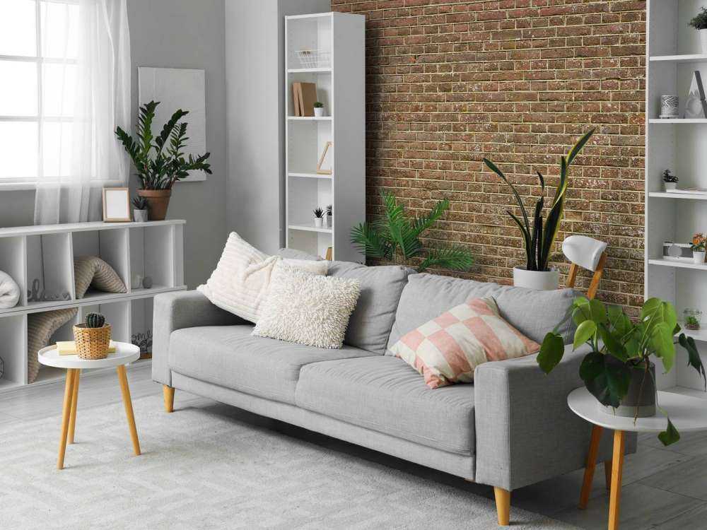 Muro di pietra con giunti stretti