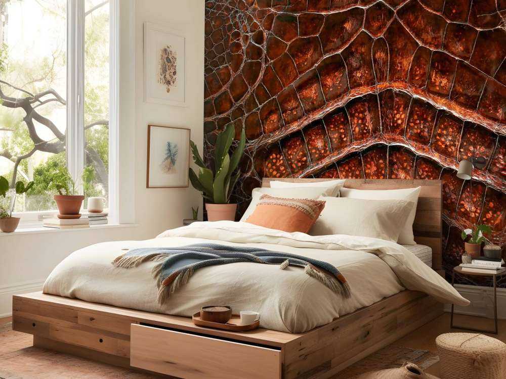 Struttura della pelle di coccodrillo