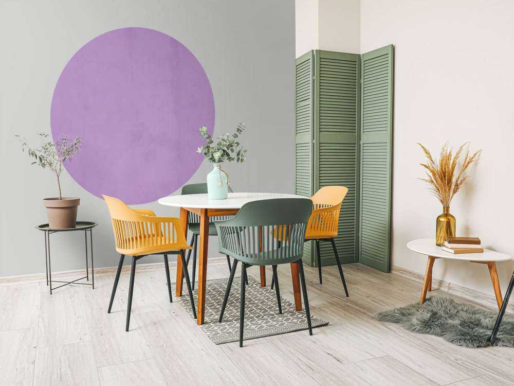 Viola pastello in cemento