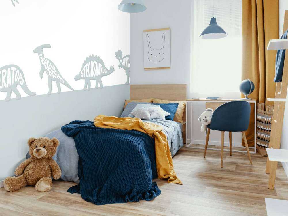 Dinos con testo in blu