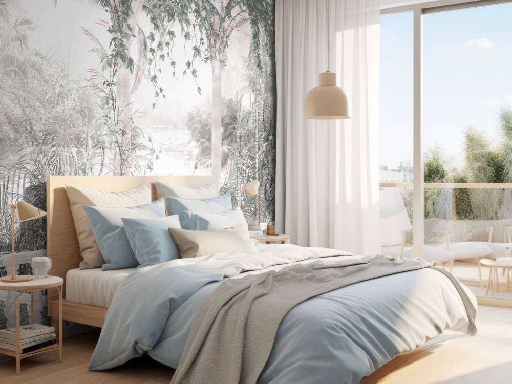 Alberi e foglie tropicali