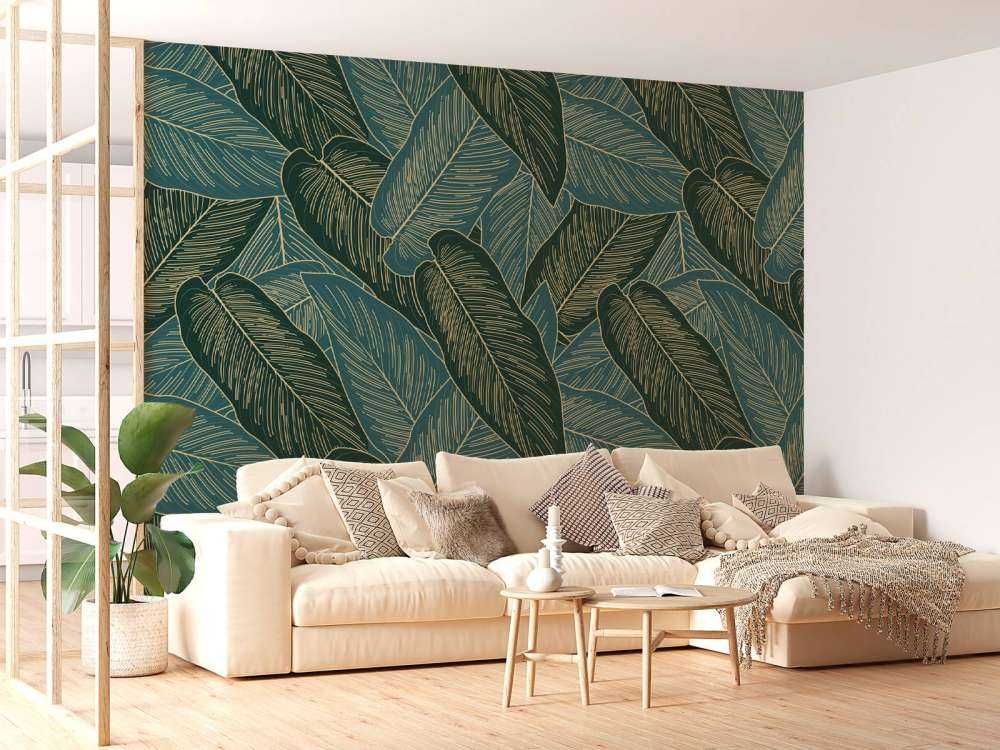 Foglia spaccata dorata