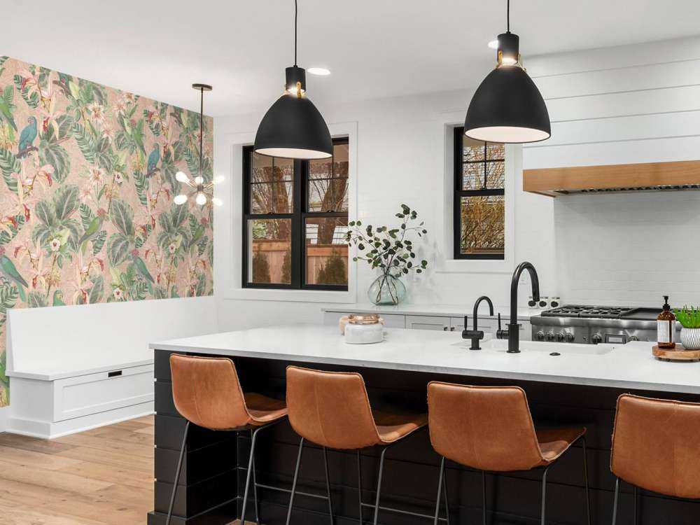 Uccelli e pappagalli della giungla tropicale - terracotta