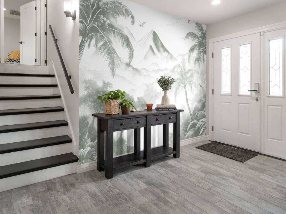 Alba sull'Isola Vulcanica, verde