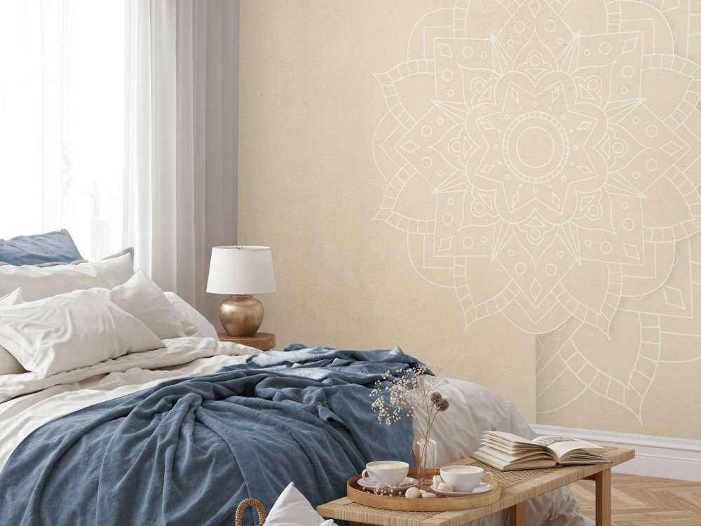 Atmosfera di mandala beige