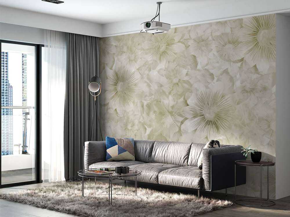 Acquerello Botanico Eleganza Sabbia Calda