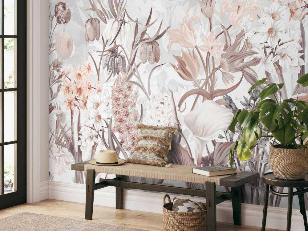 Fiori di Primavera - Grigio Etereo