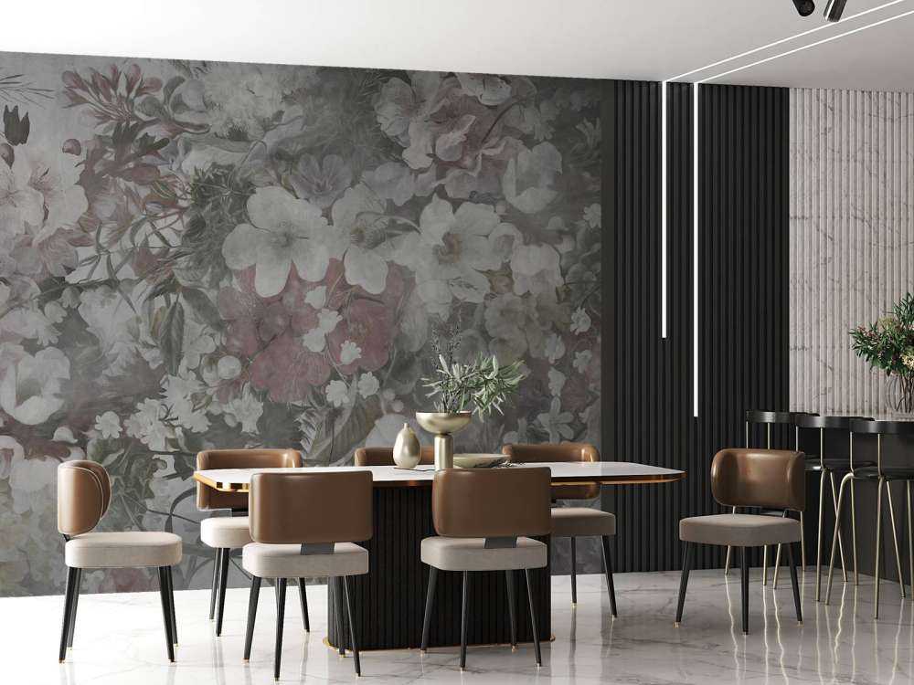 Mela in fiore e Anemoni