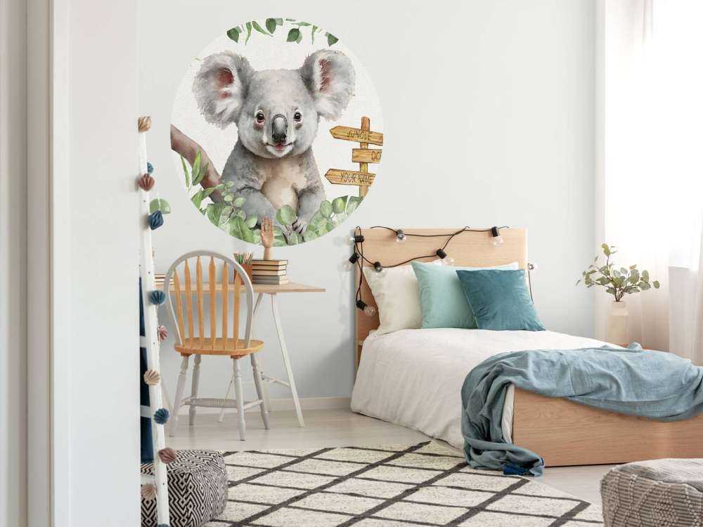 Baby koala nella giungla