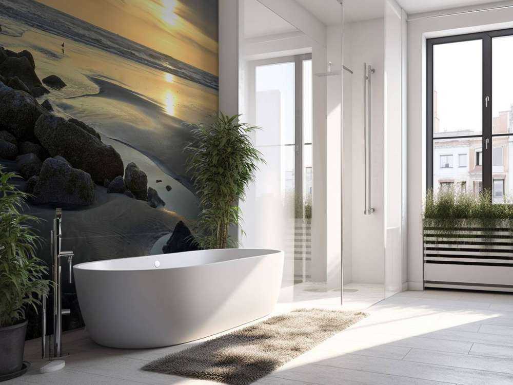 Tramonto in spiaggia