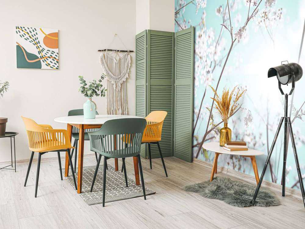 Mandorlo in fiore al sole