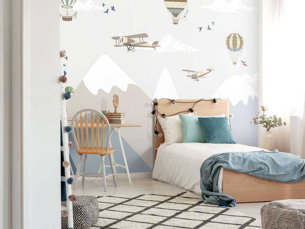 Montagne con palloncini