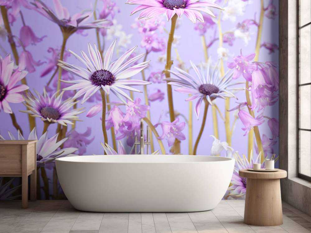 Fiori viola colorati