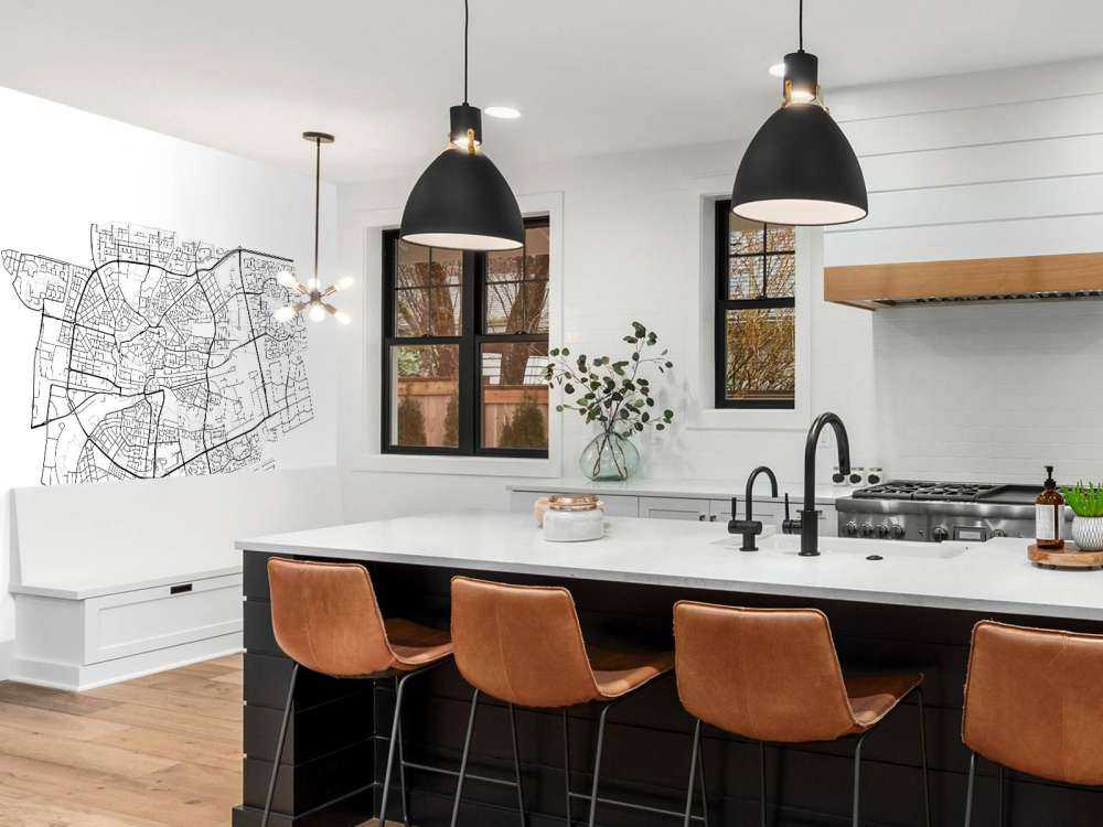 Mappa di Leeuwarden, bianco