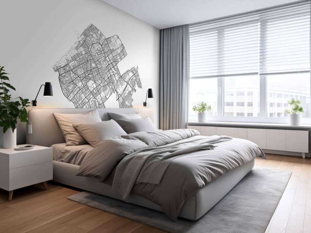 Mappa de L'Aia, bianco