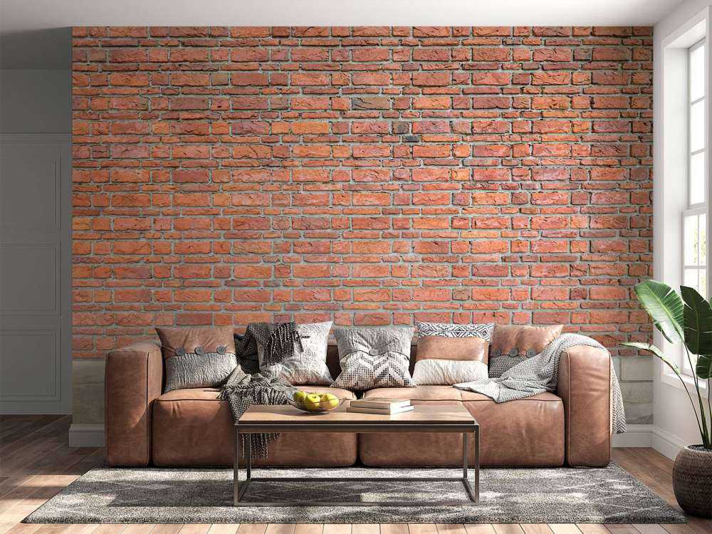 Mattoni con calcestruzzo vecchio 