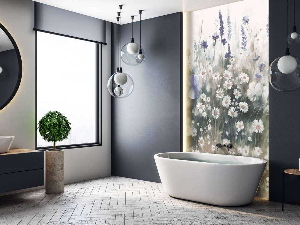 Lussureggiante Verde dell'Estate Grigia