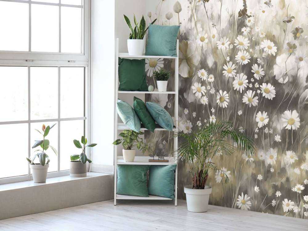 Lussureggiante Verde dell'Estate Taupe Caldo