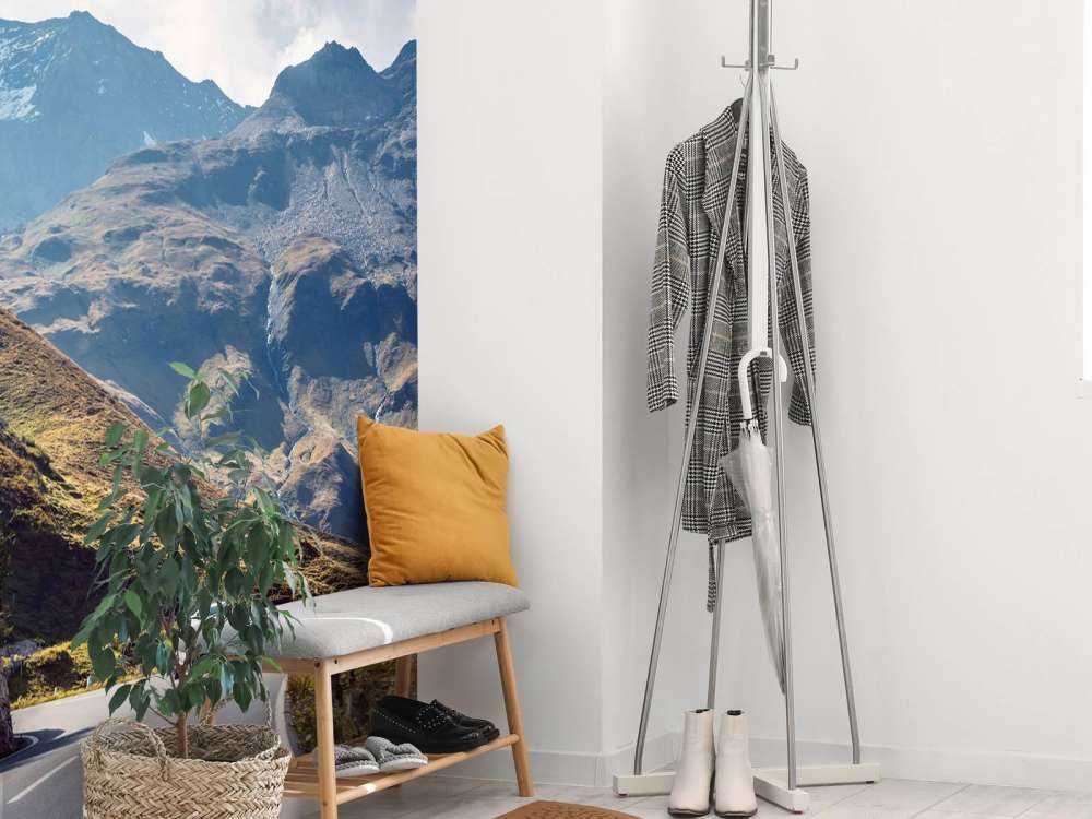 Panorama di una strada di montagna