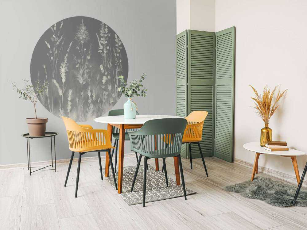 Lavanda Radura Senza Giunzioni Grigio Argento