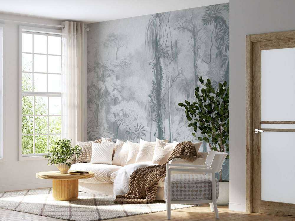 Foresta tropicale - blu