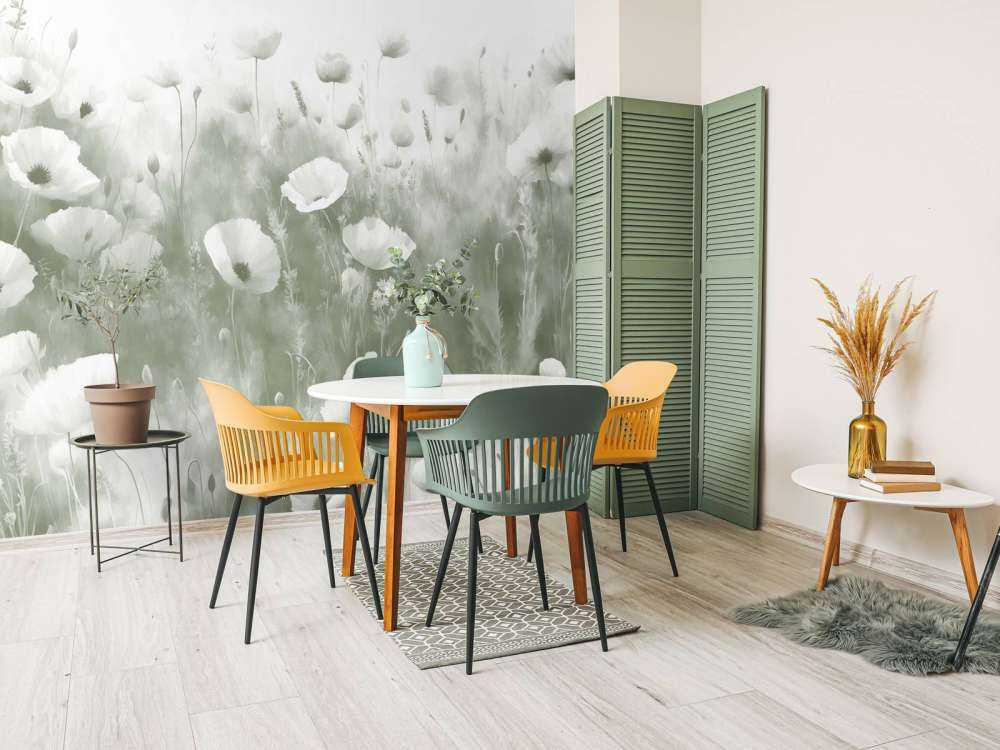 Danza di fiori selvatici - verde