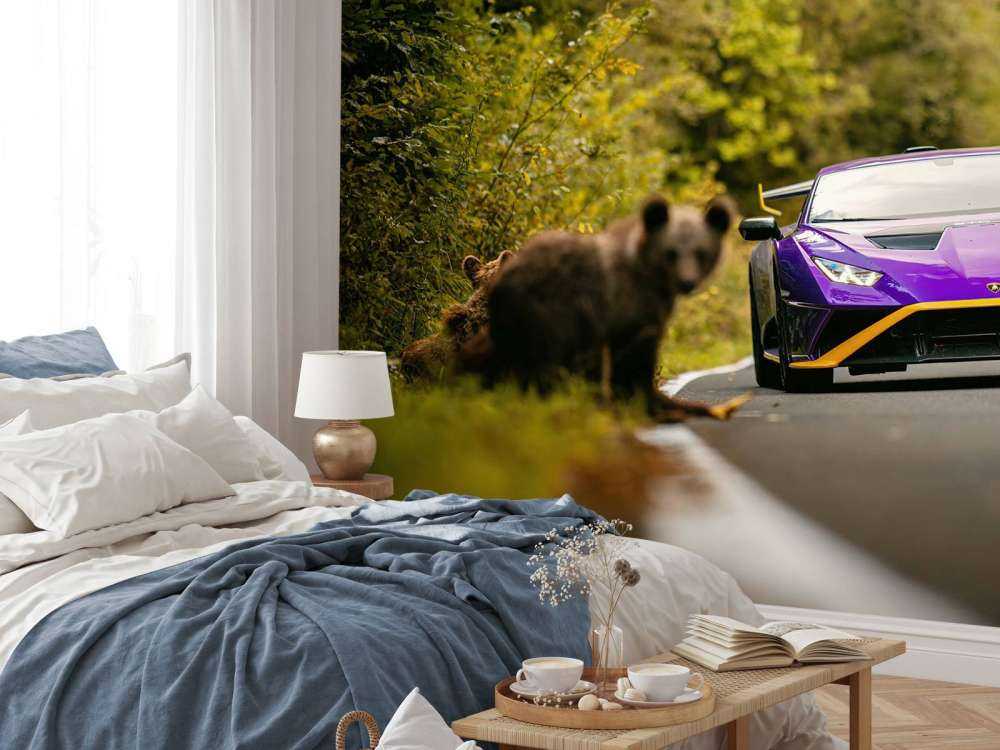 Lamborghini vs. natura selvaggia