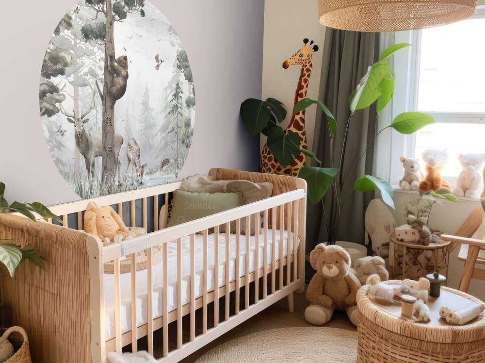 Fauna selvatica nel mezzo della foresta