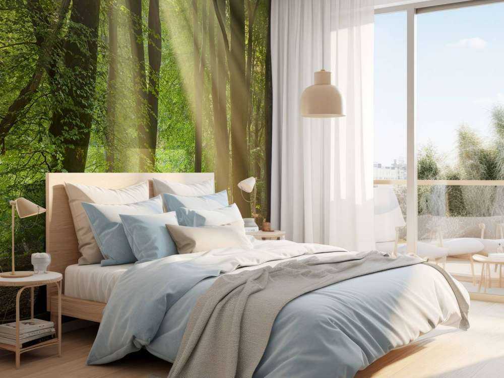 Arpe del sole nella foresta