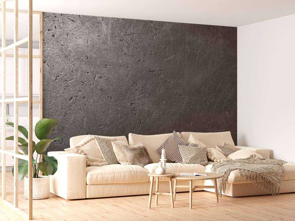 Parete in calcestruzzo grigio