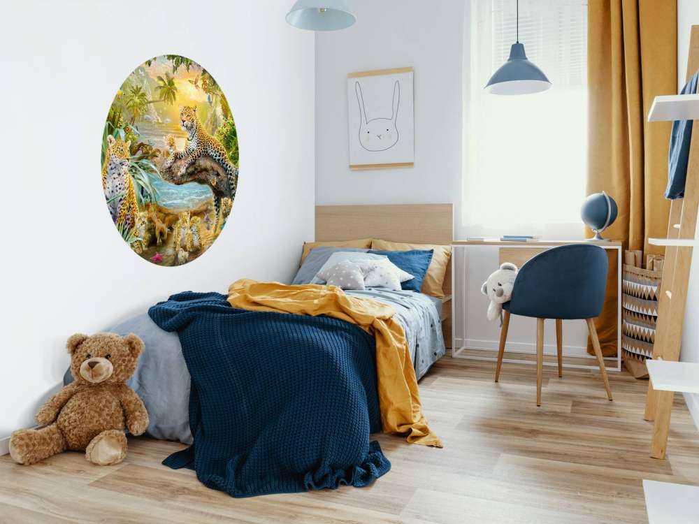 Leopards Family in the Bay