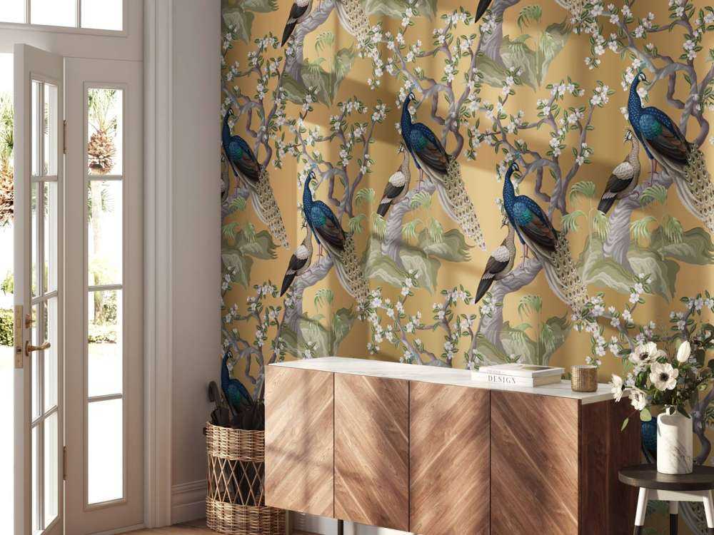 Sussurri di Pavone in un'Oasi