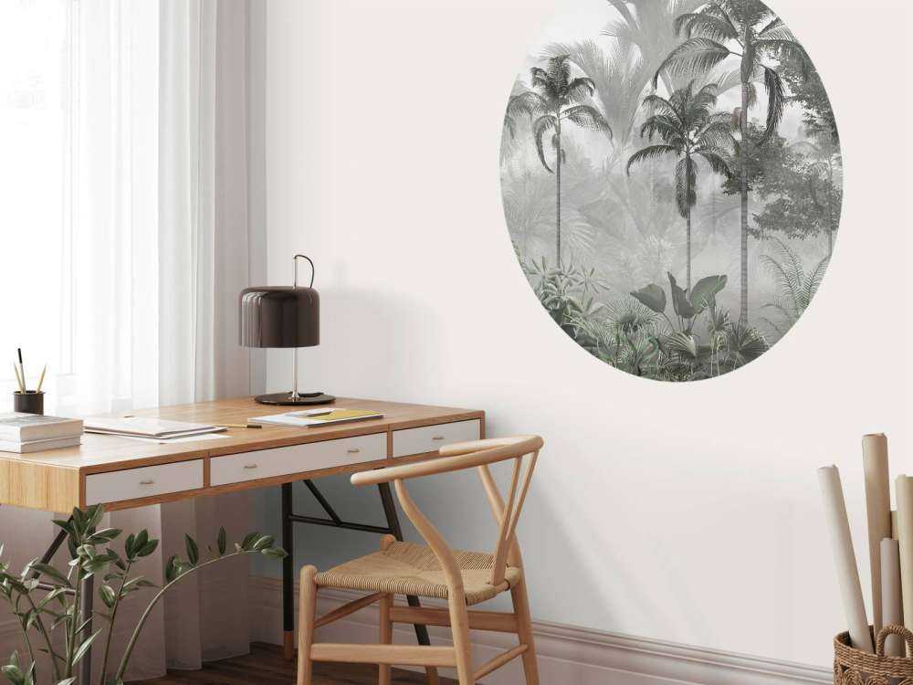 Bosco di Palme Nebbioso