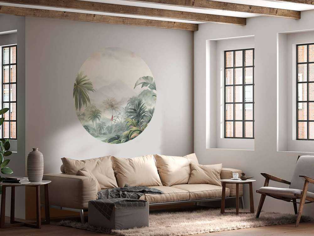 Panorama Tropicale in Pastello