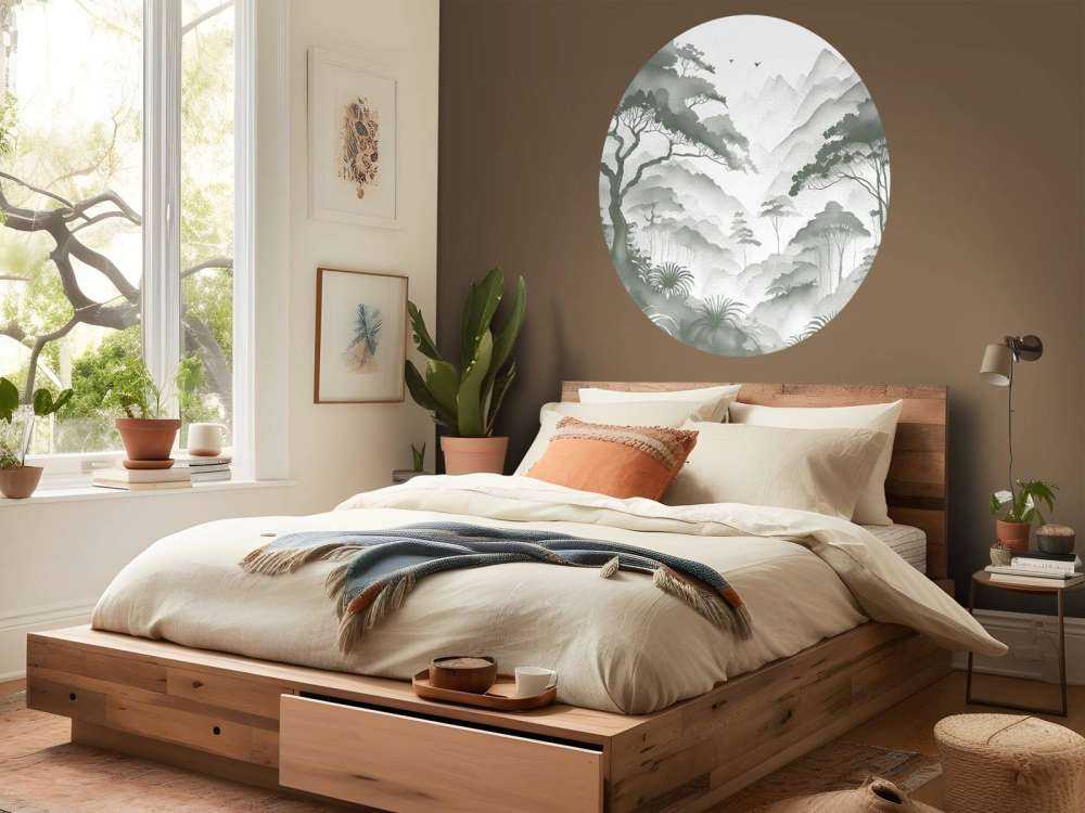 Valle di Montagna Nebbiosa, verde