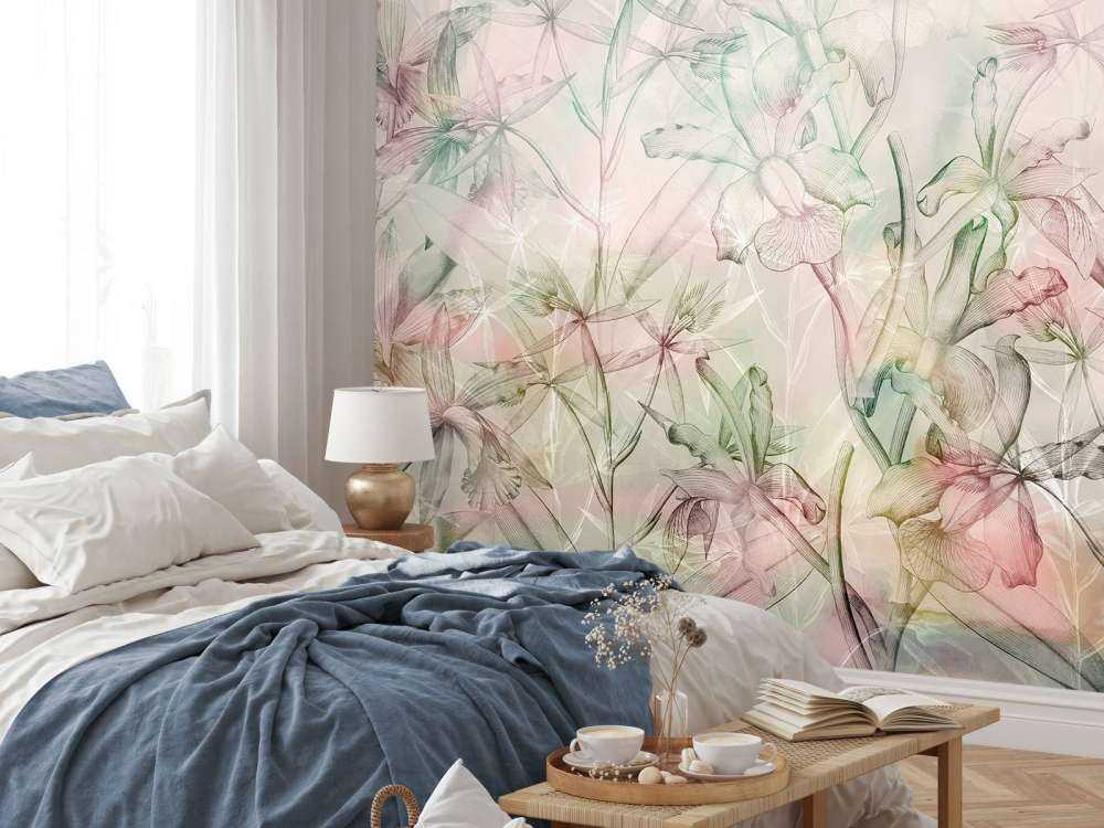 Miraggio di Orchidea in Pastelli Sofisticati