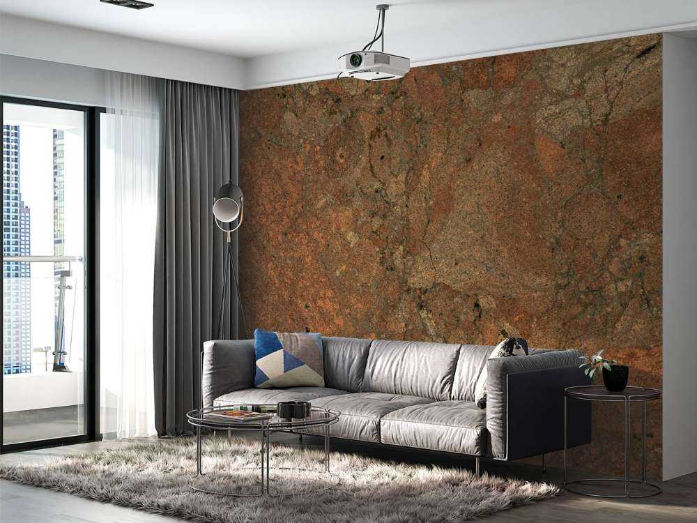 Marmo di colore terracotta